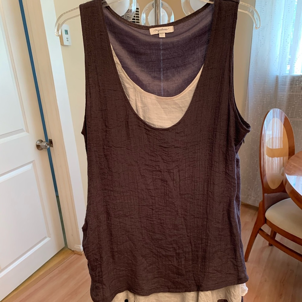 Ladies Two Tone Summer Shirt